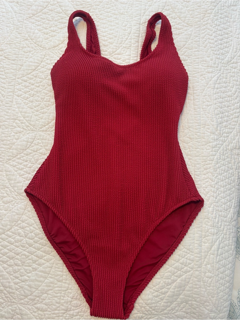 Shade & Shore One-Piece Swimsuit in Burgundy